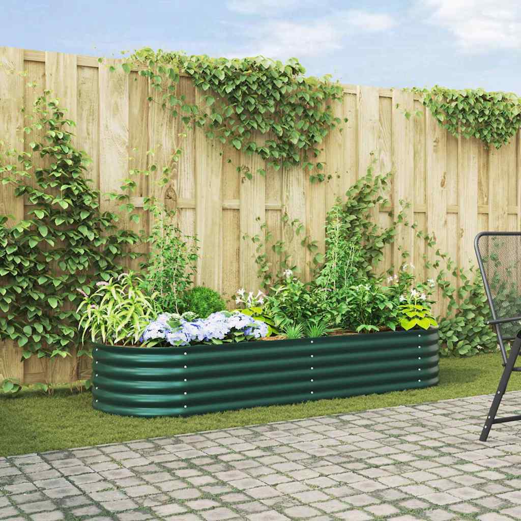 Cama Elevada Verde 240 X 80 X 44 Cm Acero_1