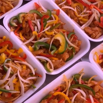 9 Bandejas Uso Alimentario Con Tapa: 1,2l Sin Bpa's (21,3 X 15,7 X 6,3cm) - Cocinas, Restaurantes, Carnicerías, Catering_1