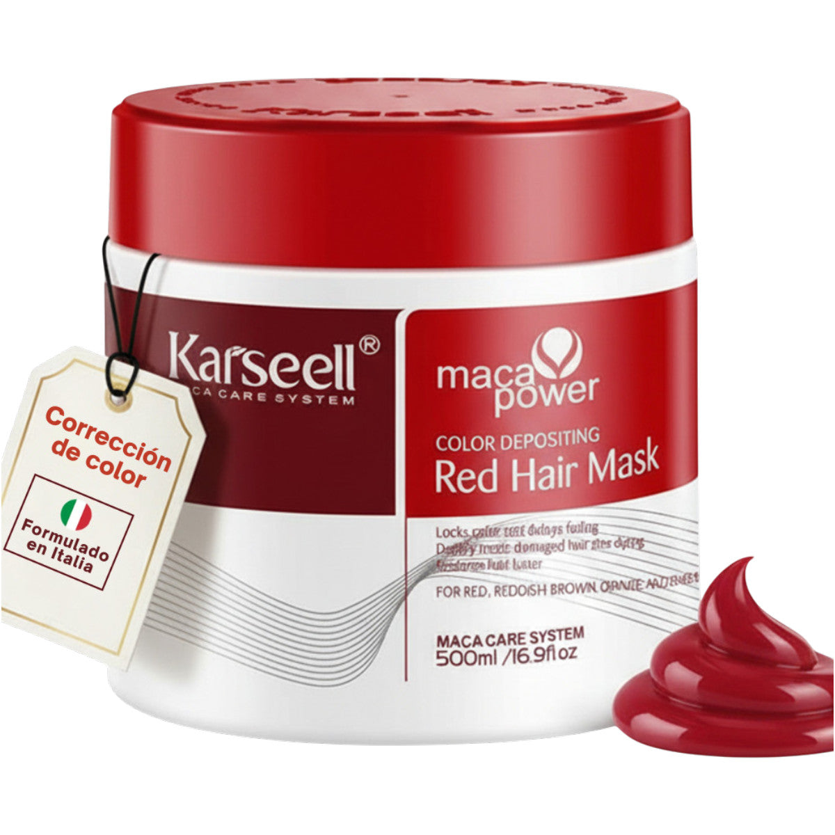 Mascarilla Pigmentante Roja Karseell 500 ml