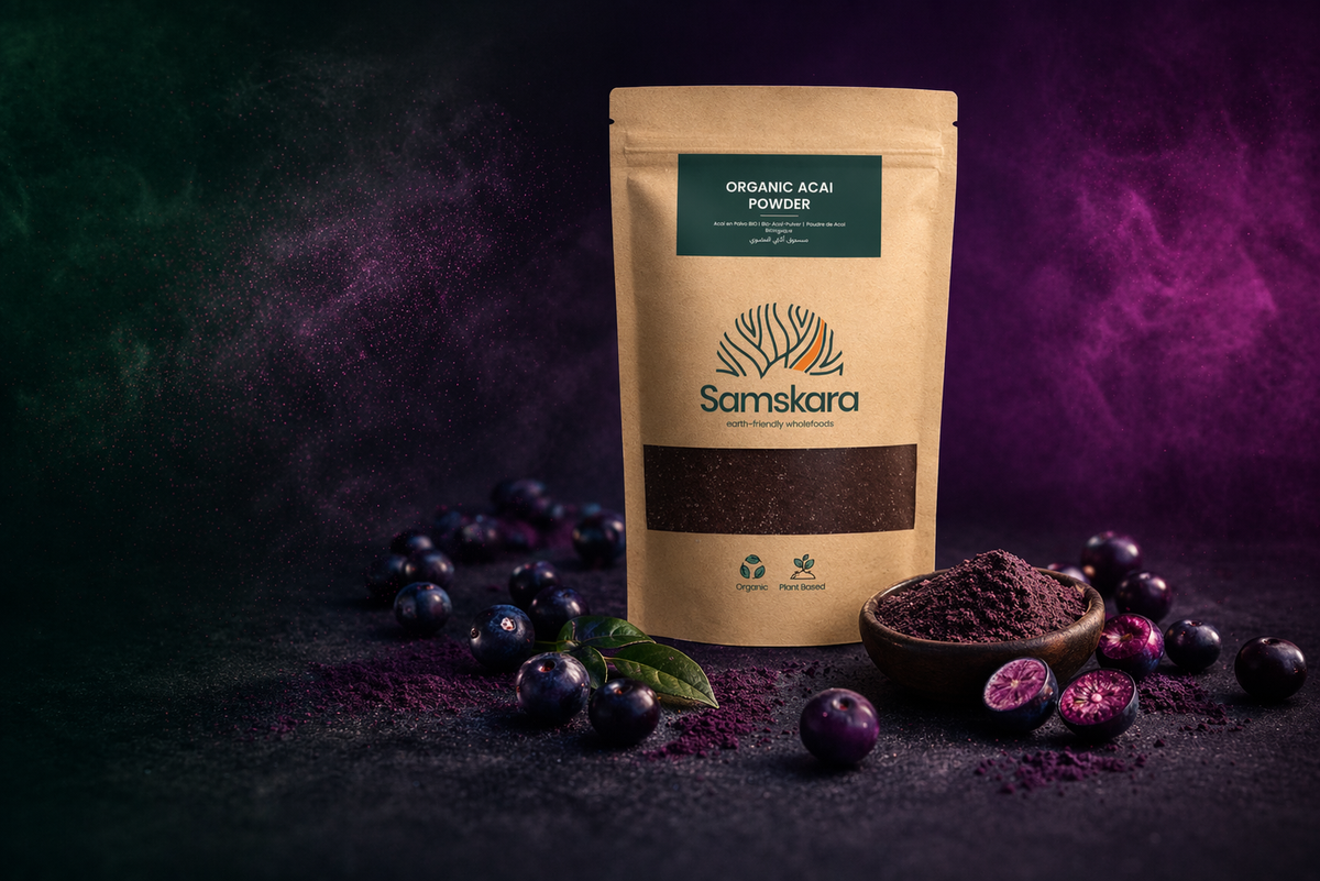 Açaí Liofilizado En Polvo Bio - 1kg | Superalimento Ecológico Vegano Para Batidos, Smoothies Y Zumos_2