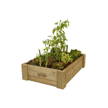 Cajón De Cultivo Madera Tratada Exterior Hortalia Box L30 120x80x30 Cm_4
