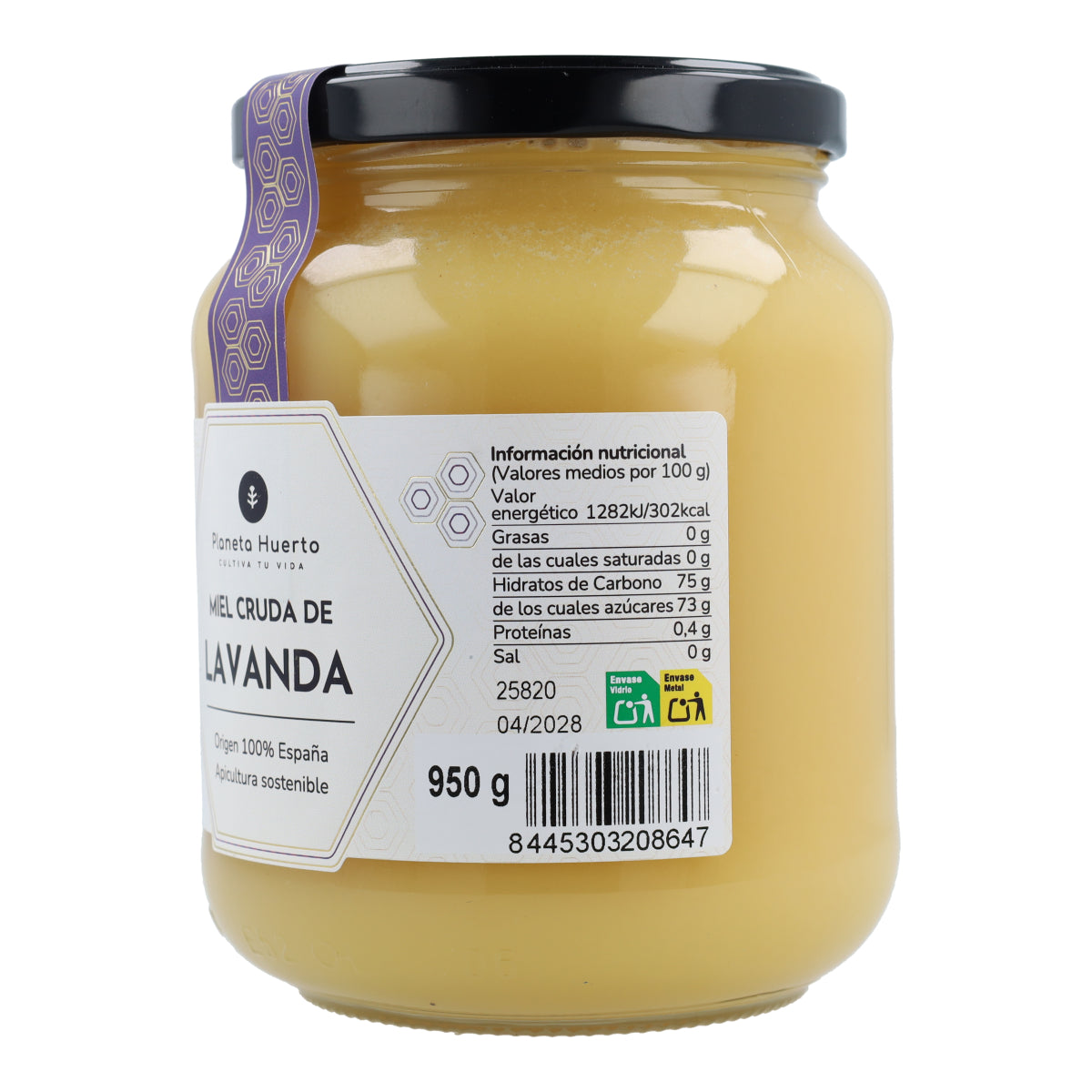 Miel Cruda de Lavanda Planeta Huerto 950 g