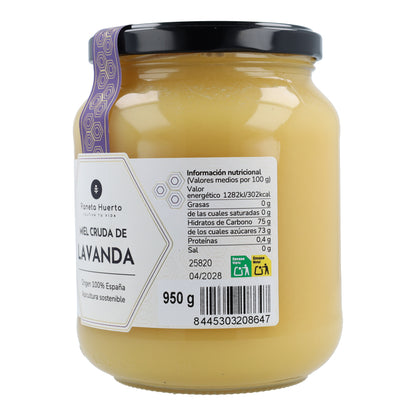 Miel Cruda de Lavanda Planeta Huerto 950 g