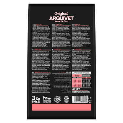 Pienso para perros  Original Salmón y arroz Arquivet 12 Kg 12 kg
