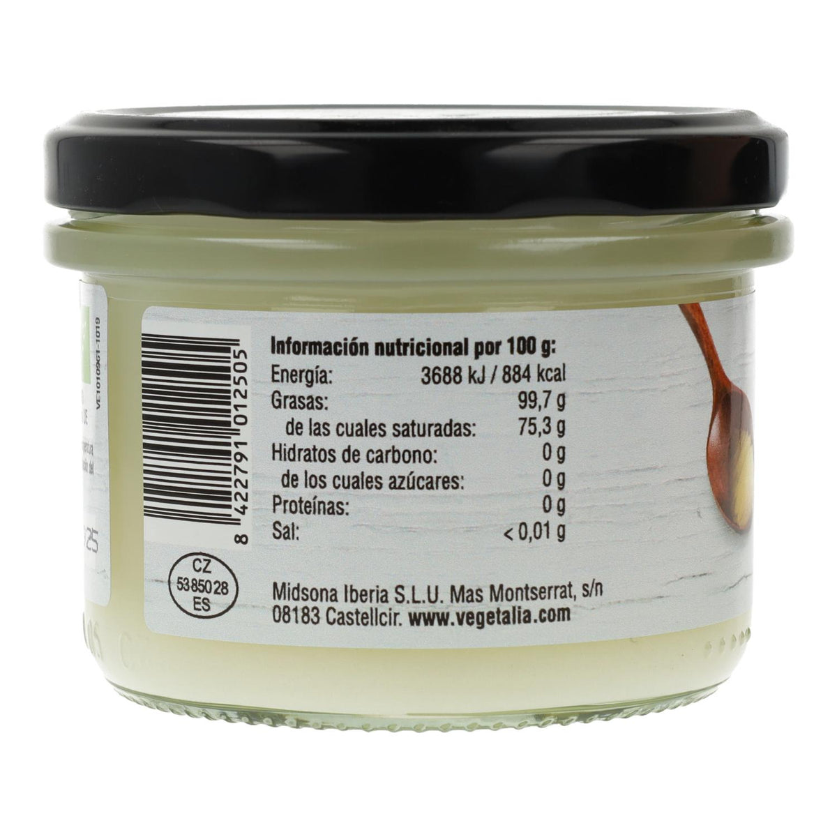 Ghee Bio de Cabra Mantequilla Clarificada Vegetalia 220ml