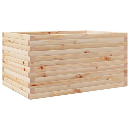Jardinera De Madera Maciza De Pino 90x60x46 Cm_0