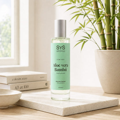 Ambientador Pulverizador Aloe Vera-Bambú Origins SYS Aromas 100 ml | Aroma Fresco y Herbal | Relajante_1