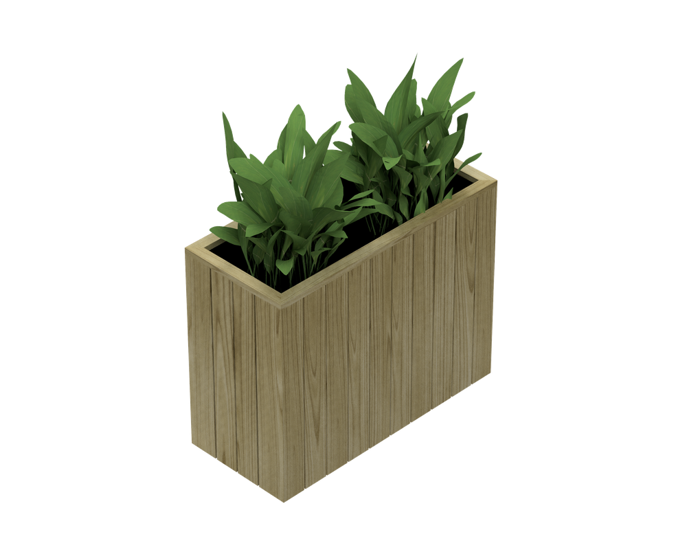 Jardinera Alta De Madera Autoportante 100 X 34 X 100 Cm Hortalia_0