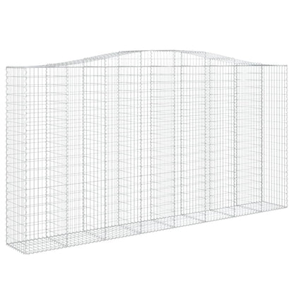 Cestas De Gaviones 4 Uds Forma De Arco Hierro 400x50x200/220 Cm_2