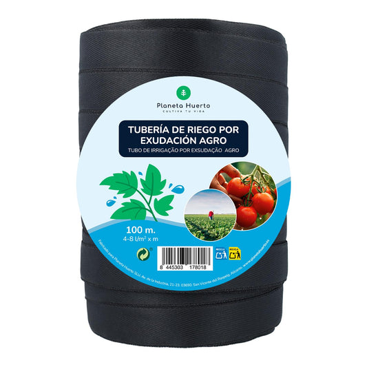Tubería de Riego por Exudación en Rollo Agro Planeta Huerto 100 m