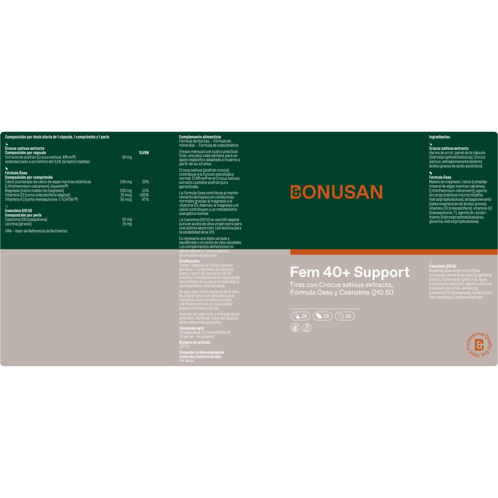 Fem 40+ Support 3-in-1 Bonusan