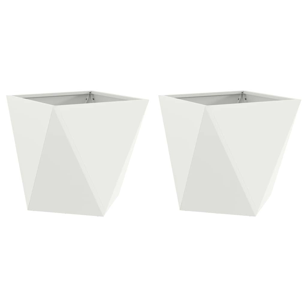 Jardinera 2 Pcs 50 X 50 X 50 Cm Acero_0