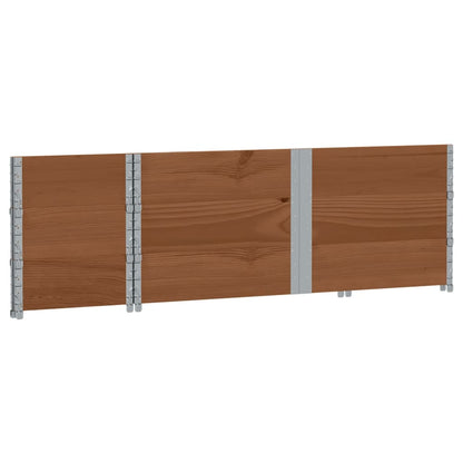 Jardinera De Madera Maciza De Pino Marrón 150x50 Cm_5