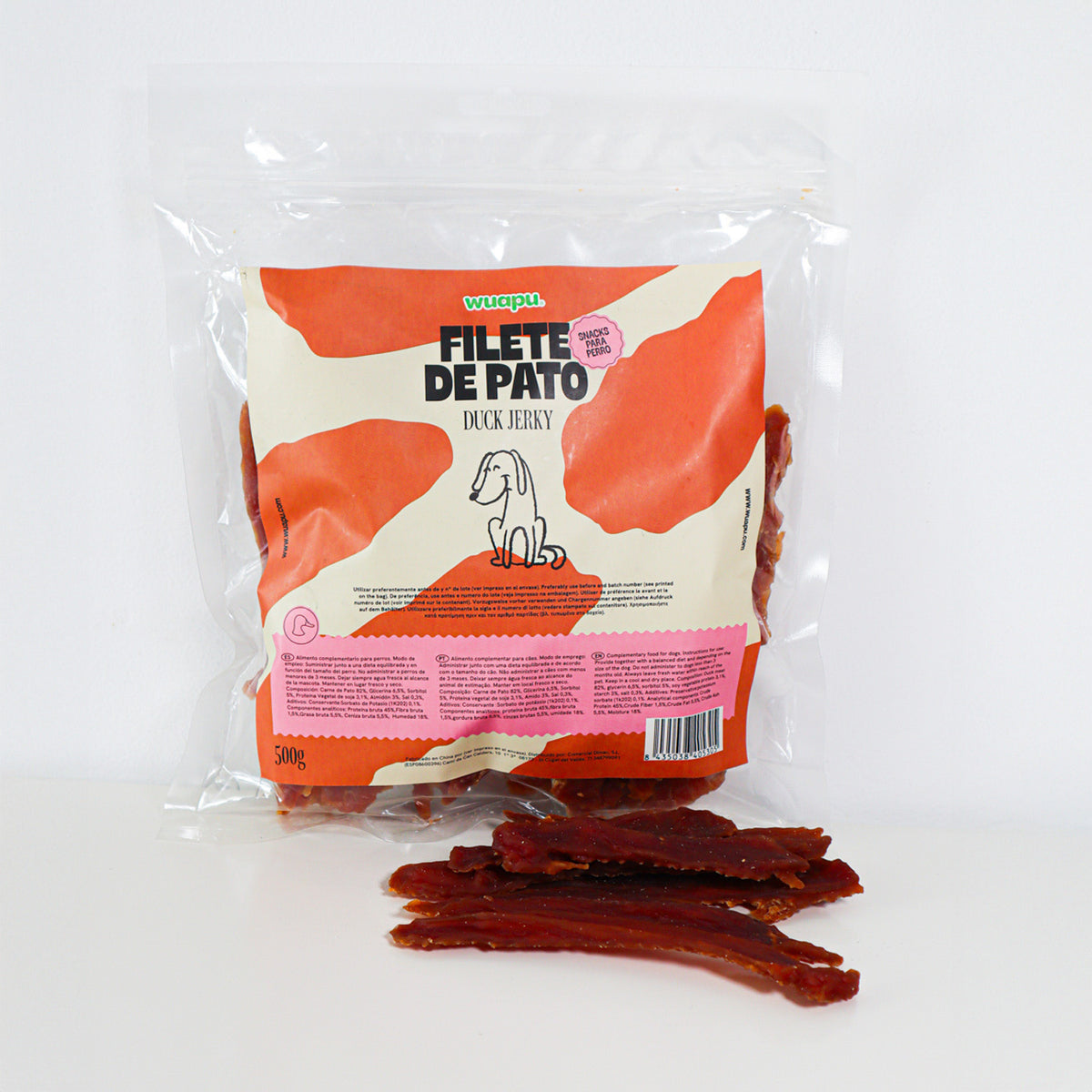 Snack Natural Para Perro Filete De Pato Desecadas Wuapu 500gr_3