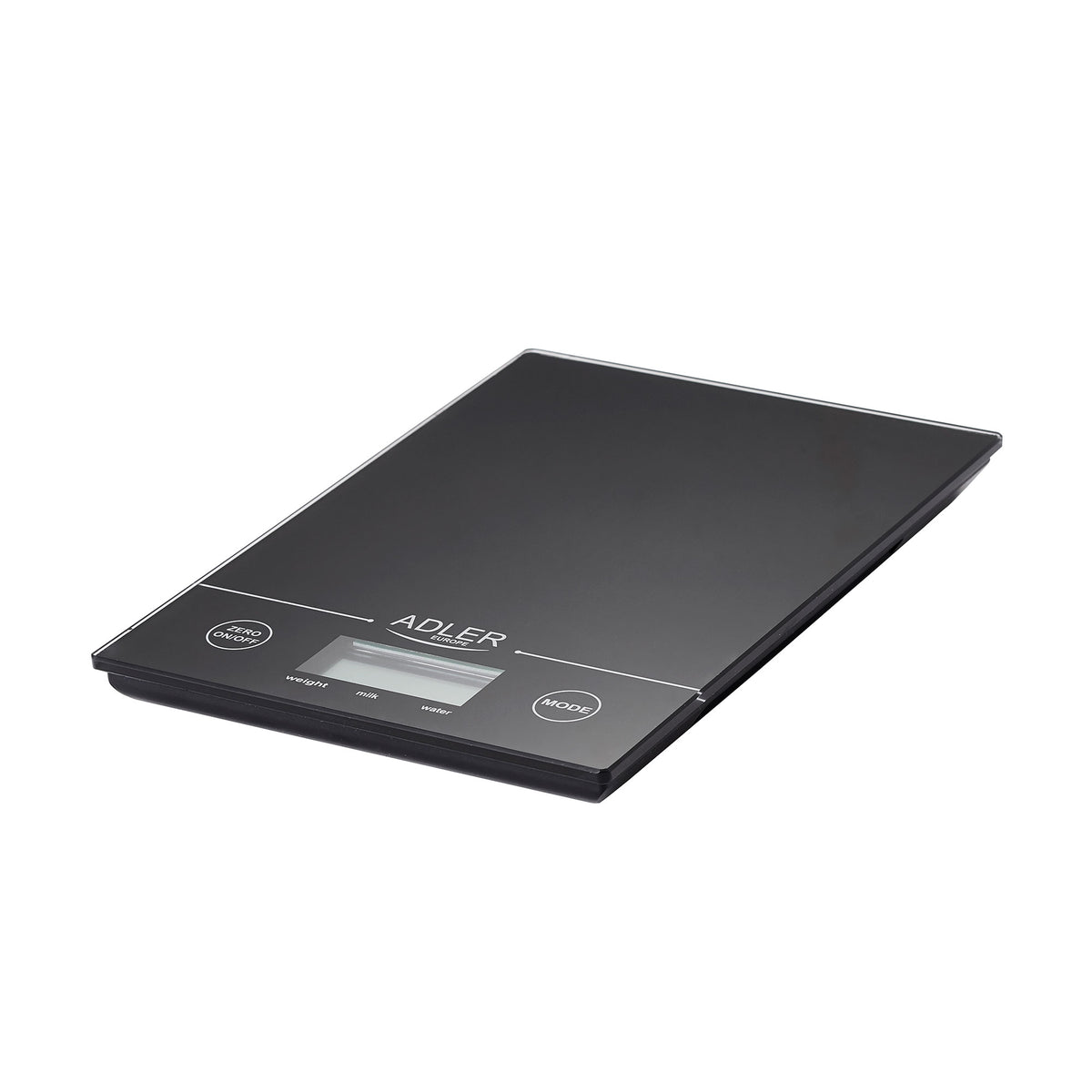 Báscula De Cocina Digital Extraplana, Medición 1gr, Hasta 5 Kg, Lcd, Función Tara, Vidrio Adler Ad 3138 Negro_4