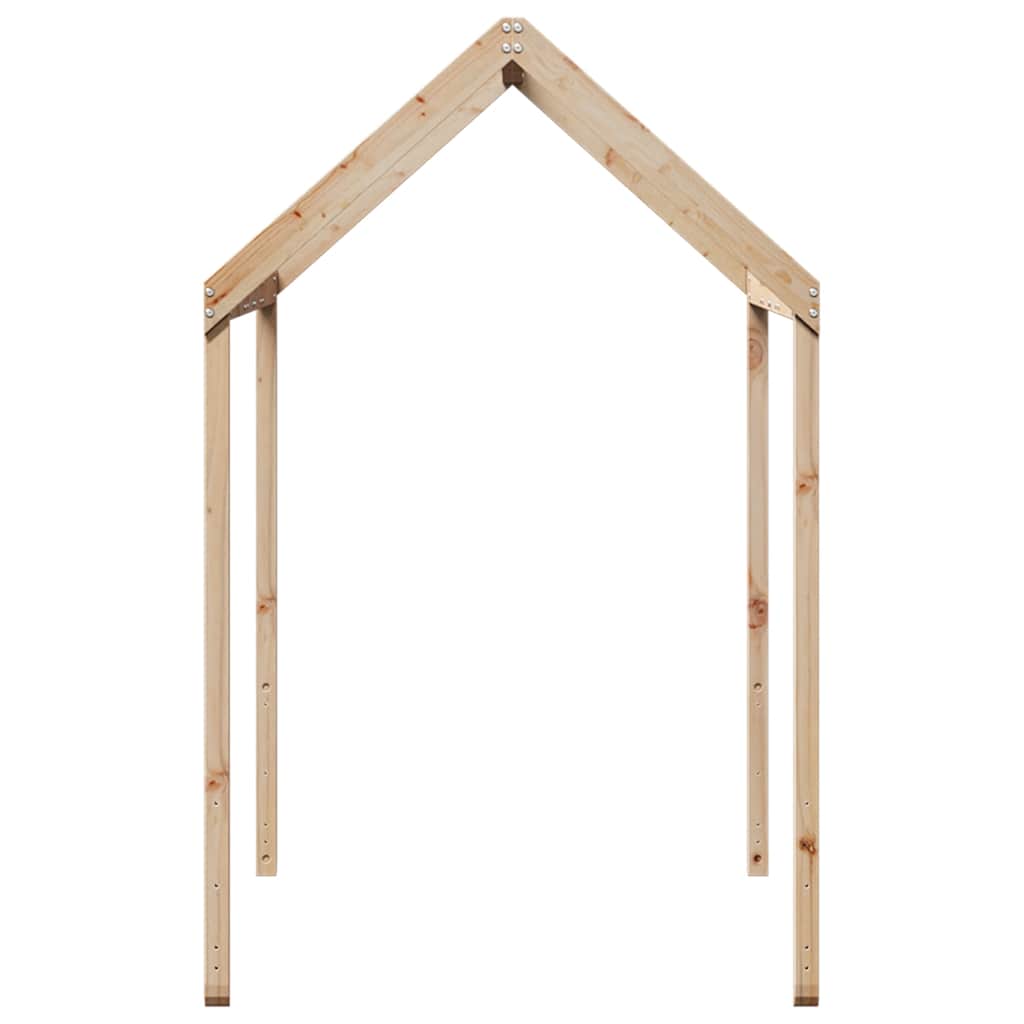 Techo De Cama Infantil Madera Maciza Pino 207x95,5x159 Cm_4