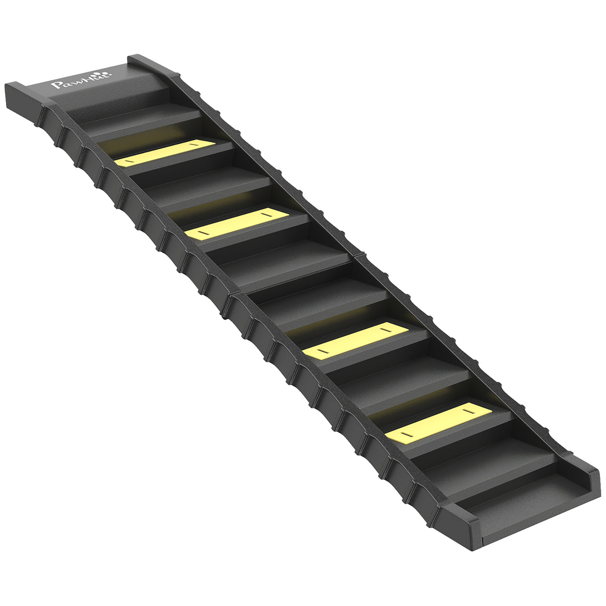 Pawhut Rampa Para Perros Plegable 154 Cm Con 10 Escalones Antideslizantes Negro_0