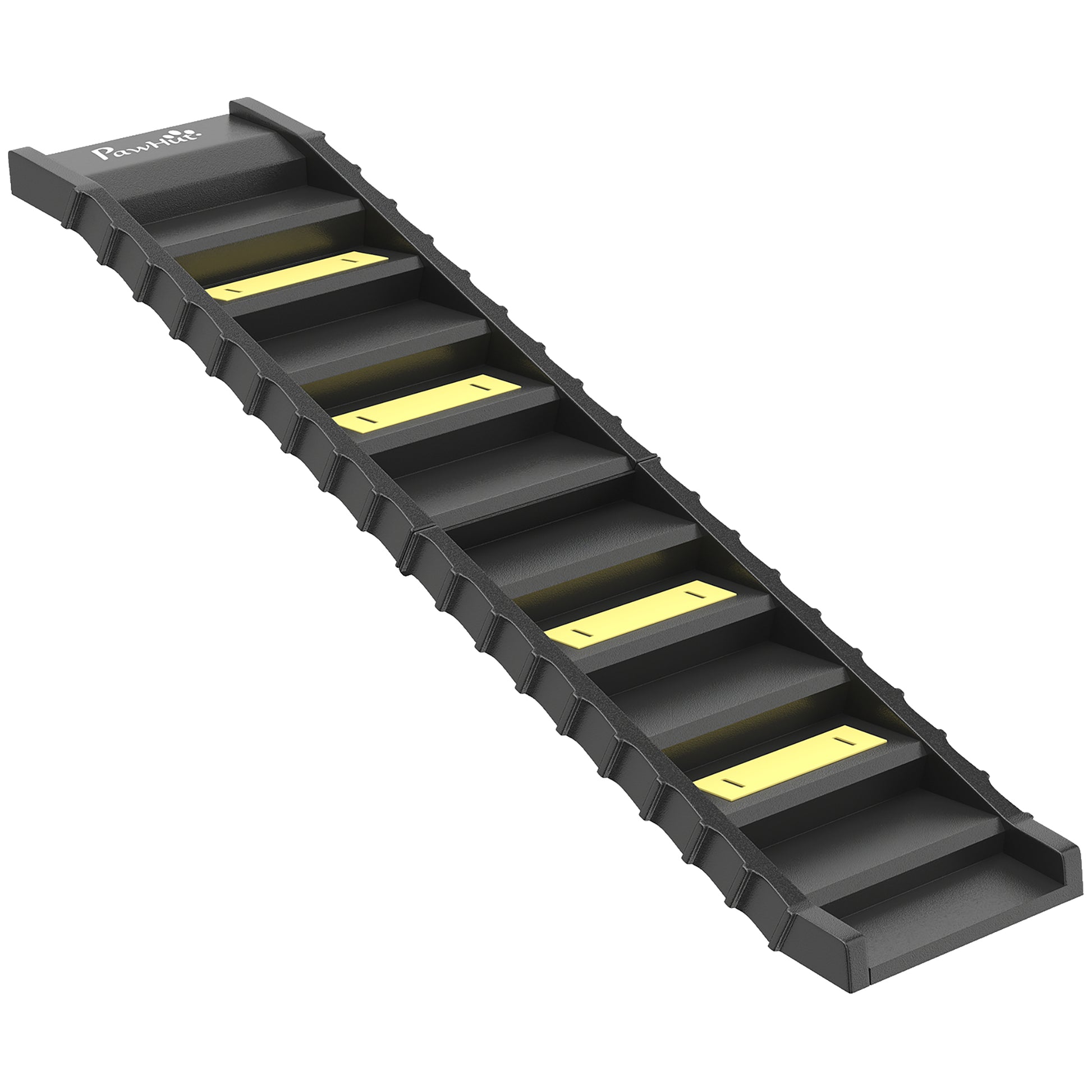 Pawhut Rampa Para Perros Plegable 154 Cm Con 10 Escalones Antideslizantes Negro_0