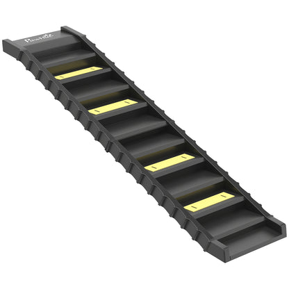 Pawhut Rampa Para Perros Plegable 154 Cm Con 10 Escalones Antideslizantes Negro_0