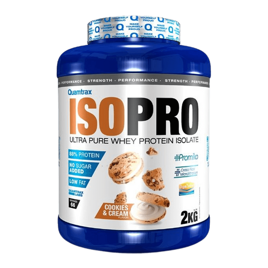 Isopro Cfm - 2kg - Cookies & Cream - Proteína De Aislado De Suero Isolate - Quamtrax_0