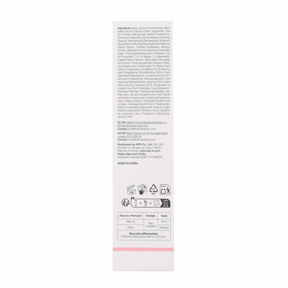 PDRN Pink Tone Up Sun cream medicube 50ml