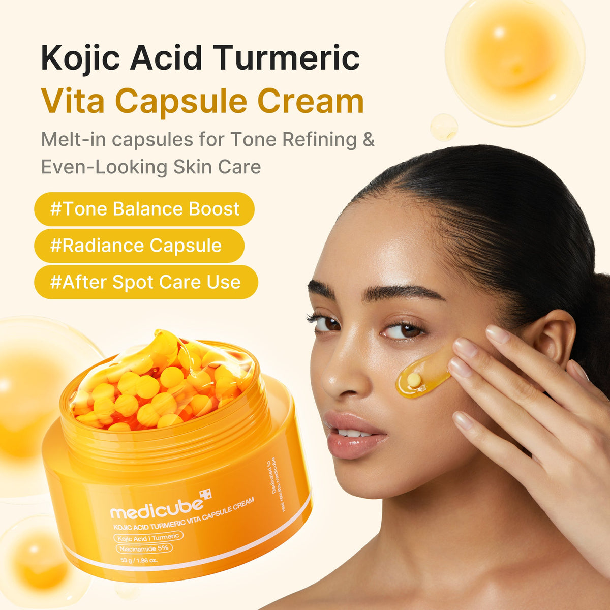 Kojic Acid Turmeric Vita Capsule Cream Medicube