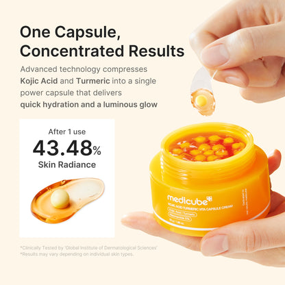 Kojic Acid Turmeric Vita Capsule Cream Medicube