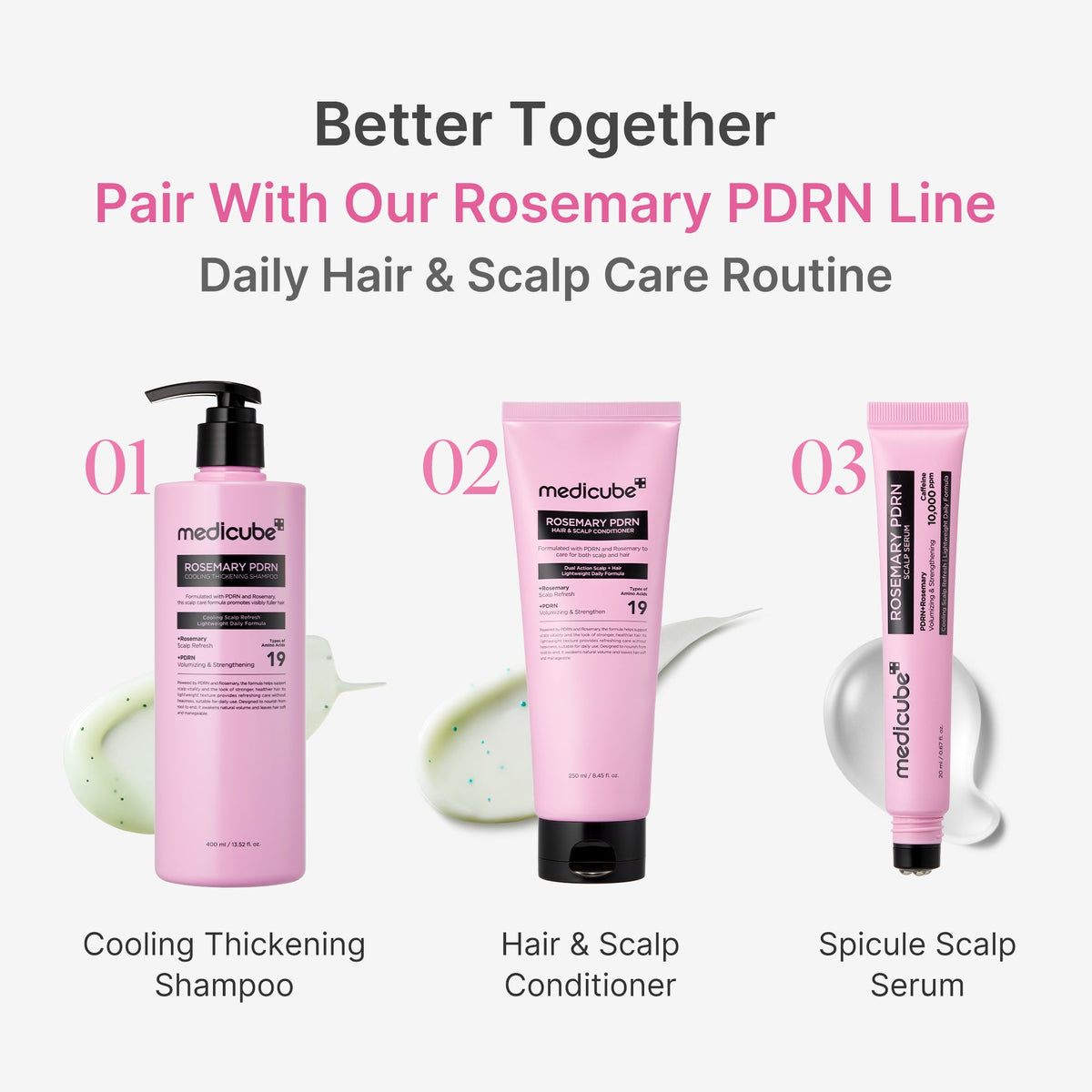 Rosemary PDRN Hair & Scalp Conditioner Medicube 250 ml