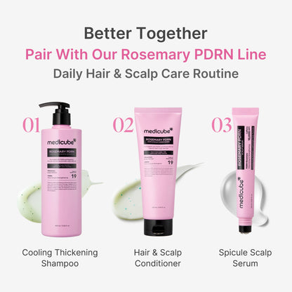 Rosemary PDRN Cooling Thickening Shampoo Medicube 400 ml