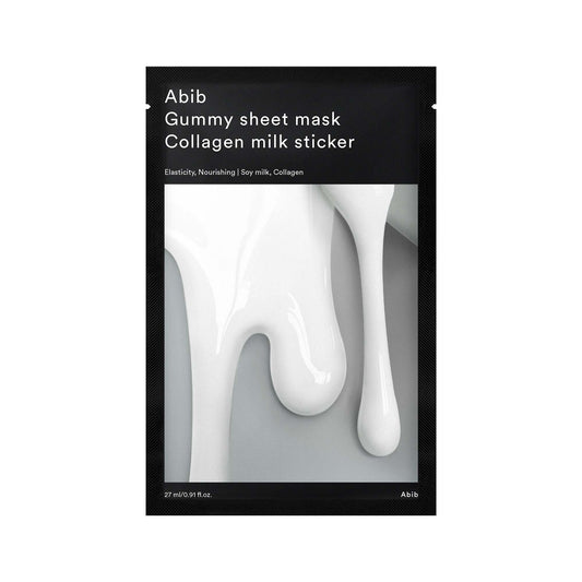 Gummy Sheet Mask Collagen Milk Sticker Abib