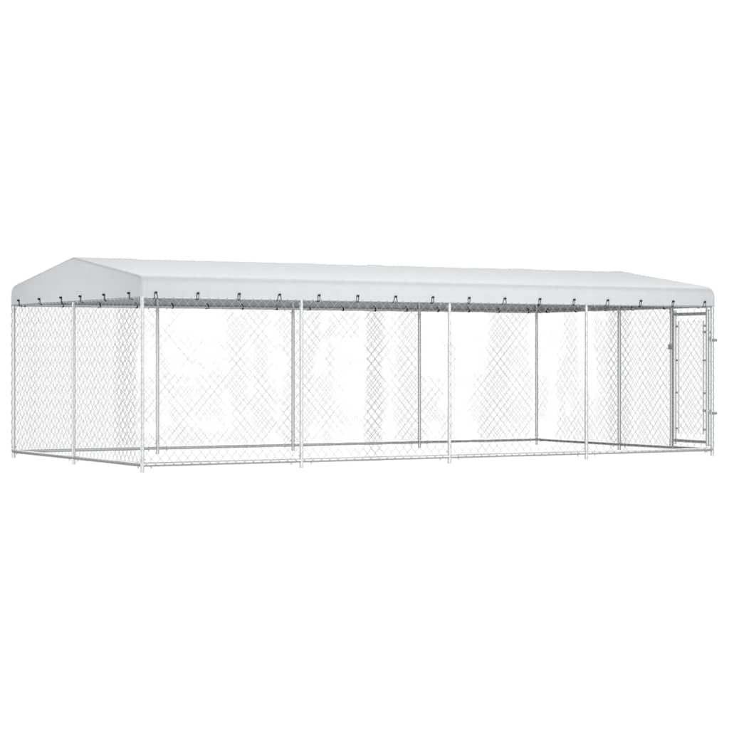 Perrera De Exterior Con Techo 7,6x3,8x2,3 M_4