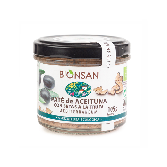 Paté Aceituna Con Setas A La Trufa Eco Bionsan 105gr_0