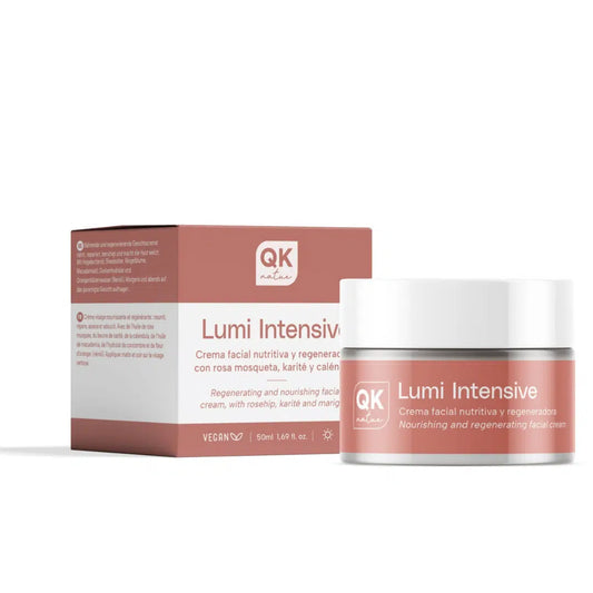 QKnatur - Lumi Intensive Crema Facial Regeneradora Con Rosa Mosqueta, Karité Y Caléndula – Pieles Sensibles 50 Ml_0