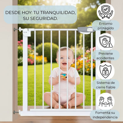 Bathby | Extensión De 7 Cm Para Valla De Seguridad Infantil Y Para Mascotas, Color Blanco_2