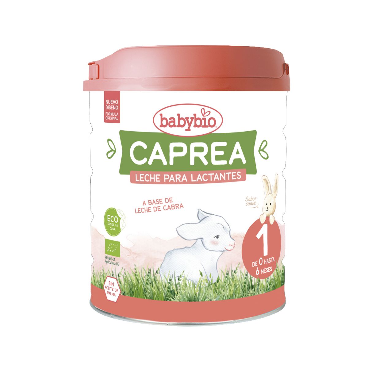 Pack 2x Leche de Cabra BIO Caprea 1 (0 a 6 meses) Ecológica, 800 g. Babybio