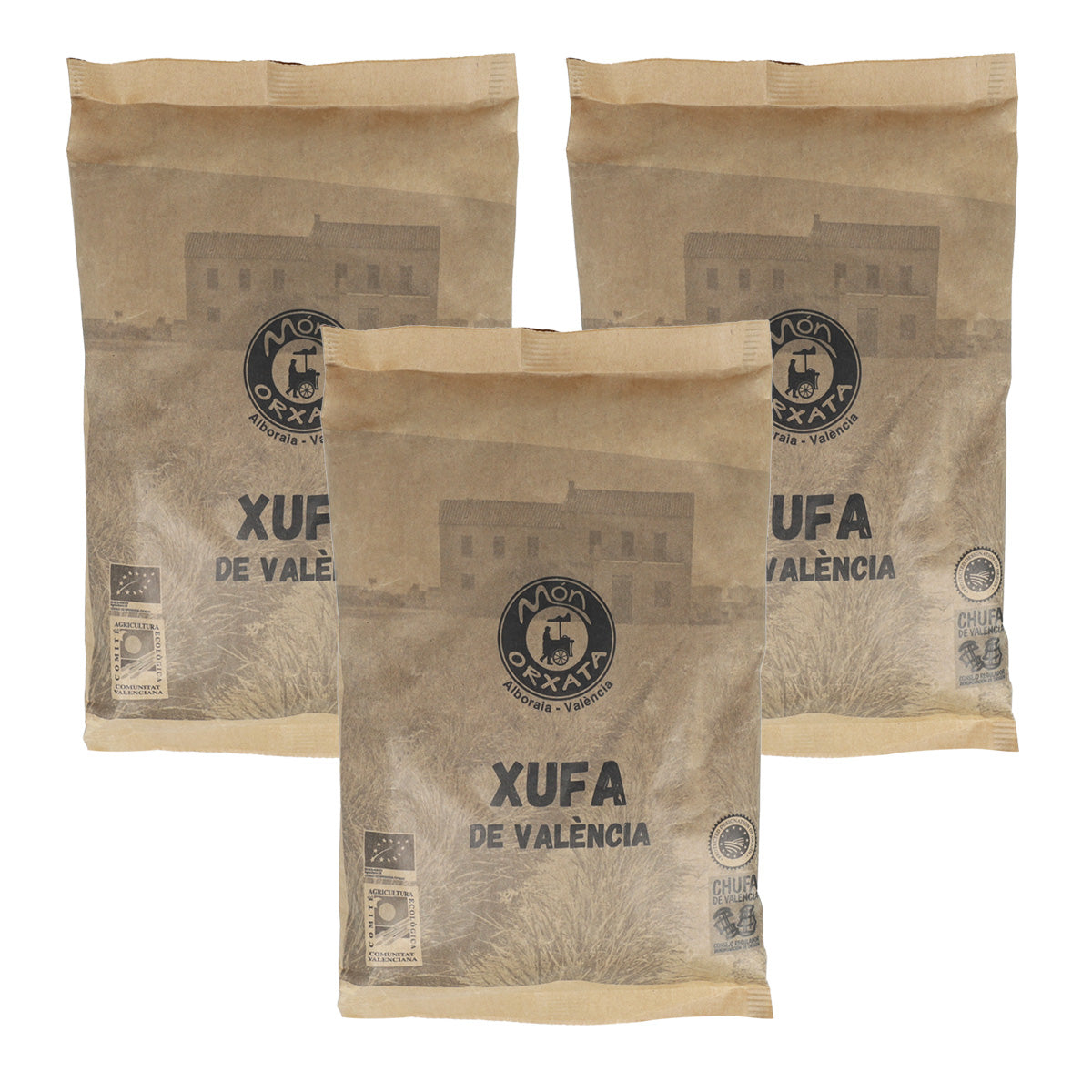 Pack 3x Chufa Molida de Valencia D.O. Mon Orxata 1 Kg