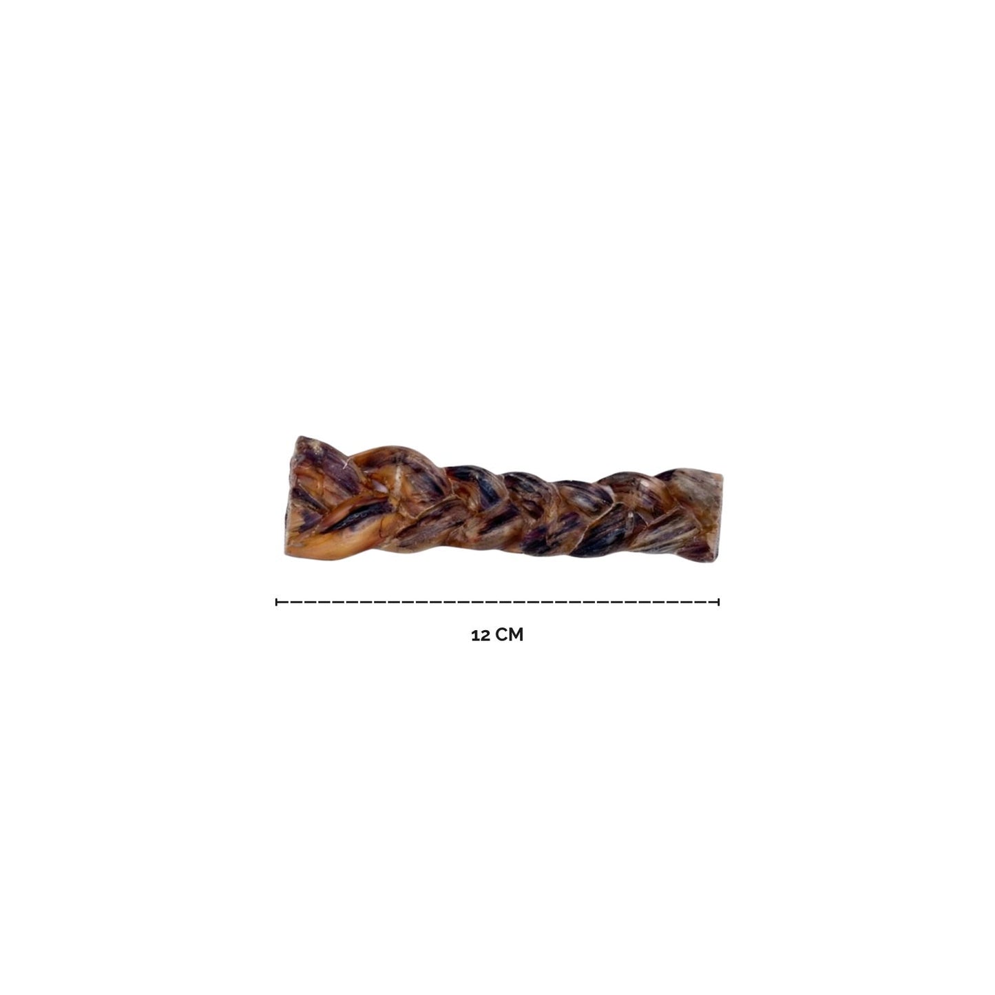 Snack Natural Wuapu Nervio De Buey Trenzado 12cm X 40 Unidades_1