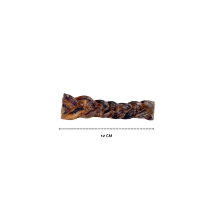Snack Natural Wuapu Nervio De Buey Trenzado 12cm X 40 Unidades_1