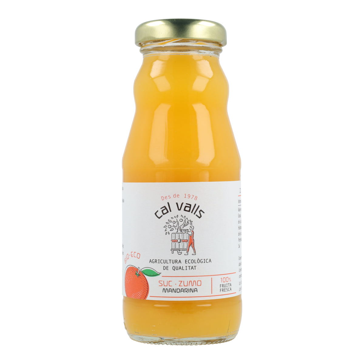 Zumo de Mandarina ECO Cal Valls 200 ml