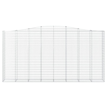 Cestas De Gaviones 2 Uds Forma De Arco Hierro 400x50x200/220 Cm_3