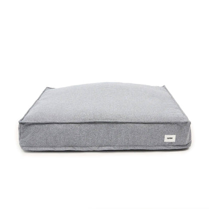 Cafide Cama De Material Reciclado Para Perro Con Tejido Basic Gris. Modelo Cuadra._0
