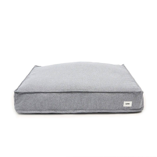 Cafide Cama De Material Reciclado Para Perro Con Tejido Basic Gris. Modelo Cuadra._0
