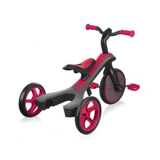 Triciclo convertible Trike explorer 2 en 1 rojo