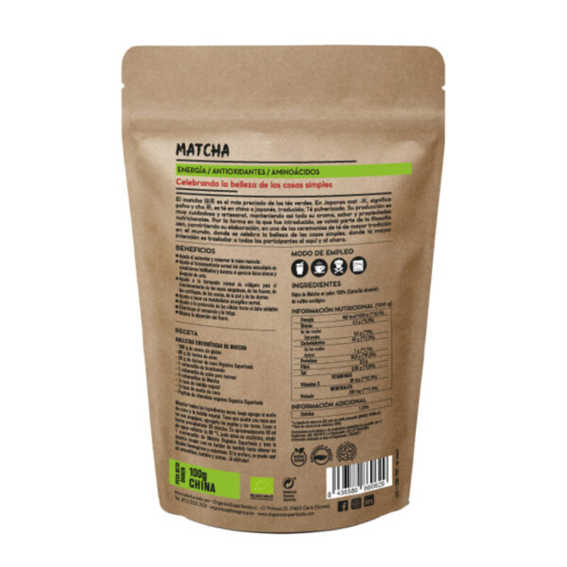 Matcha Bio 100g - Orgánica Superfoods_1
