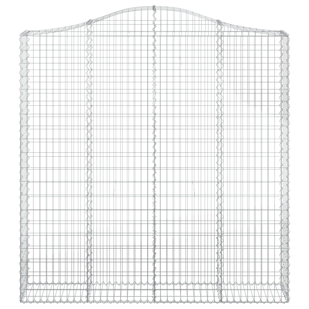 Cestas De Gaviones 5 Uds Forma De Arco Hierro 200x30x200/220 Cm_3