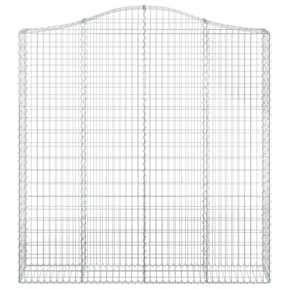 Cestas De Gaviones 5 Uds Forma De Arco Hierro 200x30x200/220 Cm_3