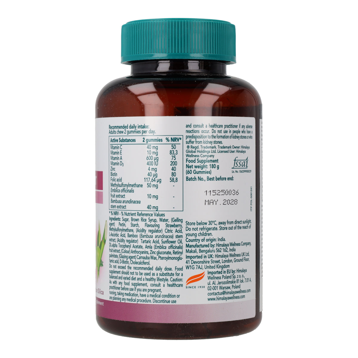 Gummies Salud capilar Himalaya 60 cápsulas