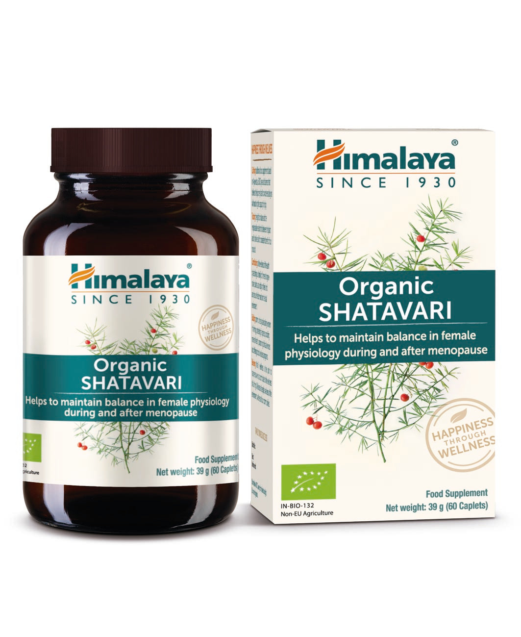 Shatavari Organic Himalaya 60 cápsulas