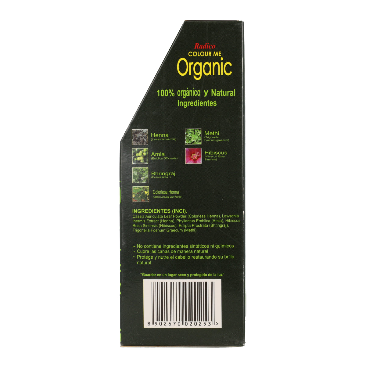 Tinte vegetal rubio dorado cobrizo Radico 100 g