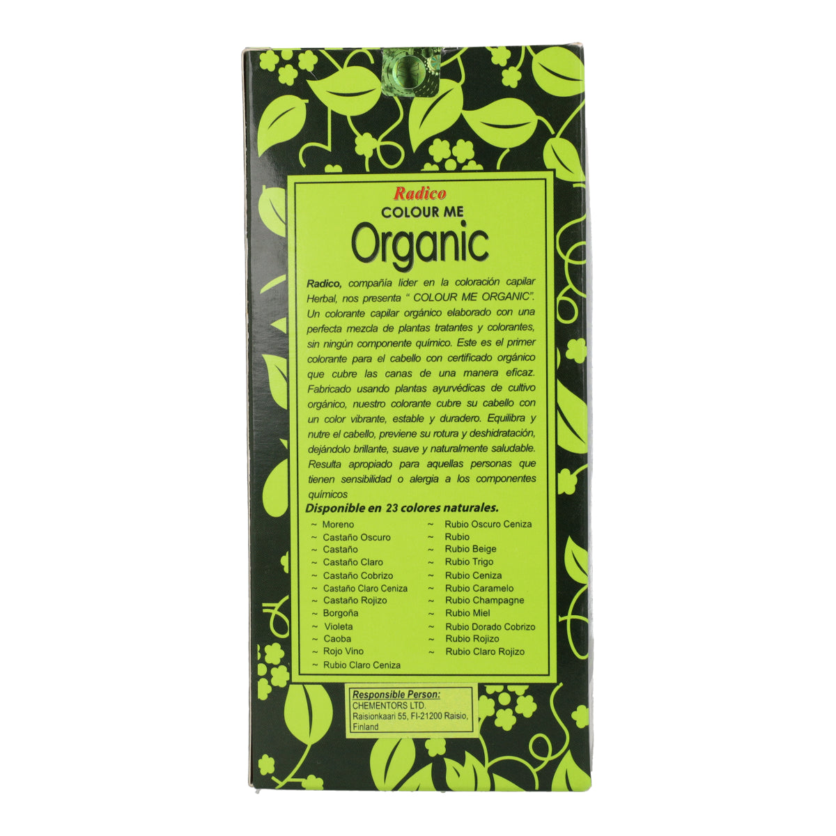 Tinte cabello vegetal rubio Radico 100 g